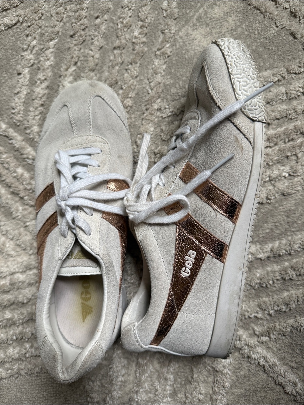 Gola Harrier Metallic Sneakers, Women’s Size 8
